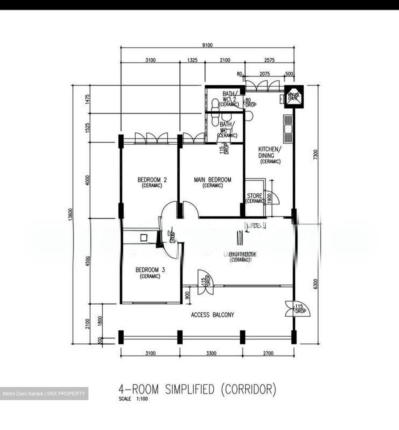 Blk 853 Woodlands Street 83 (Woodlands), HDB 4 Rooms #593649631
